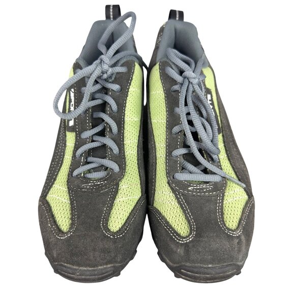 Forte Cycling Shoes Men 7.5 EUR 40 Green Black Mesh & Suede Low Top Lace Up - Picture 1 of 14